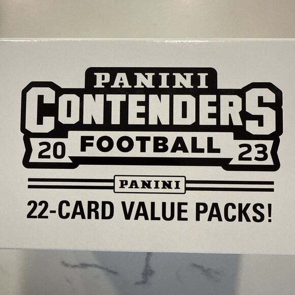 Panini Contenders Football Cards NFL Unopened Fat Value Pack Cello Box 2023 - Picture 4 of 4